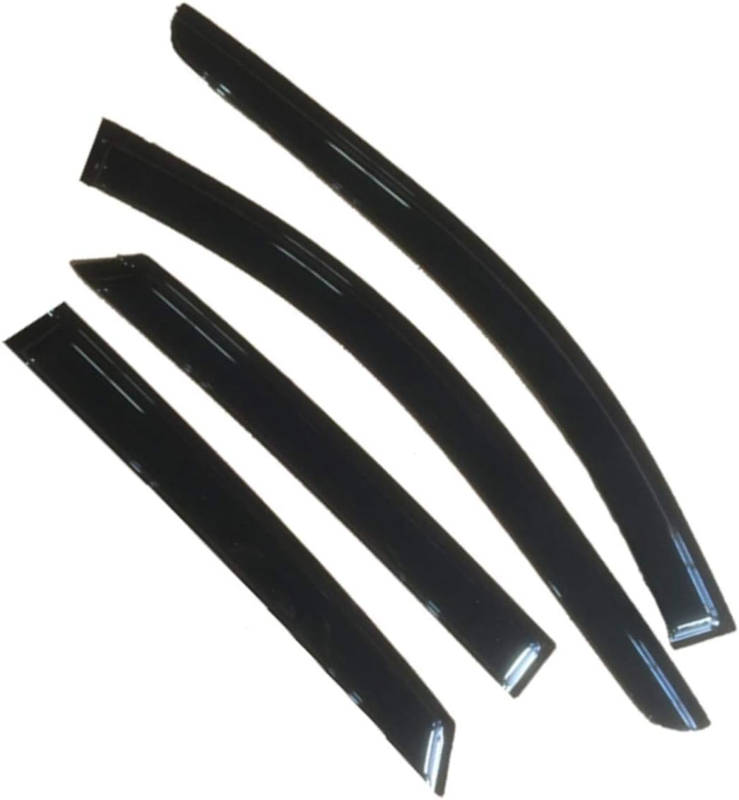 CL4P01 Side Window Wind Deflector, 4pcs Out-Channel Tape-On Nice Rain Guards Set, Window Visor fit for 2010-2016 Cadillac SRX