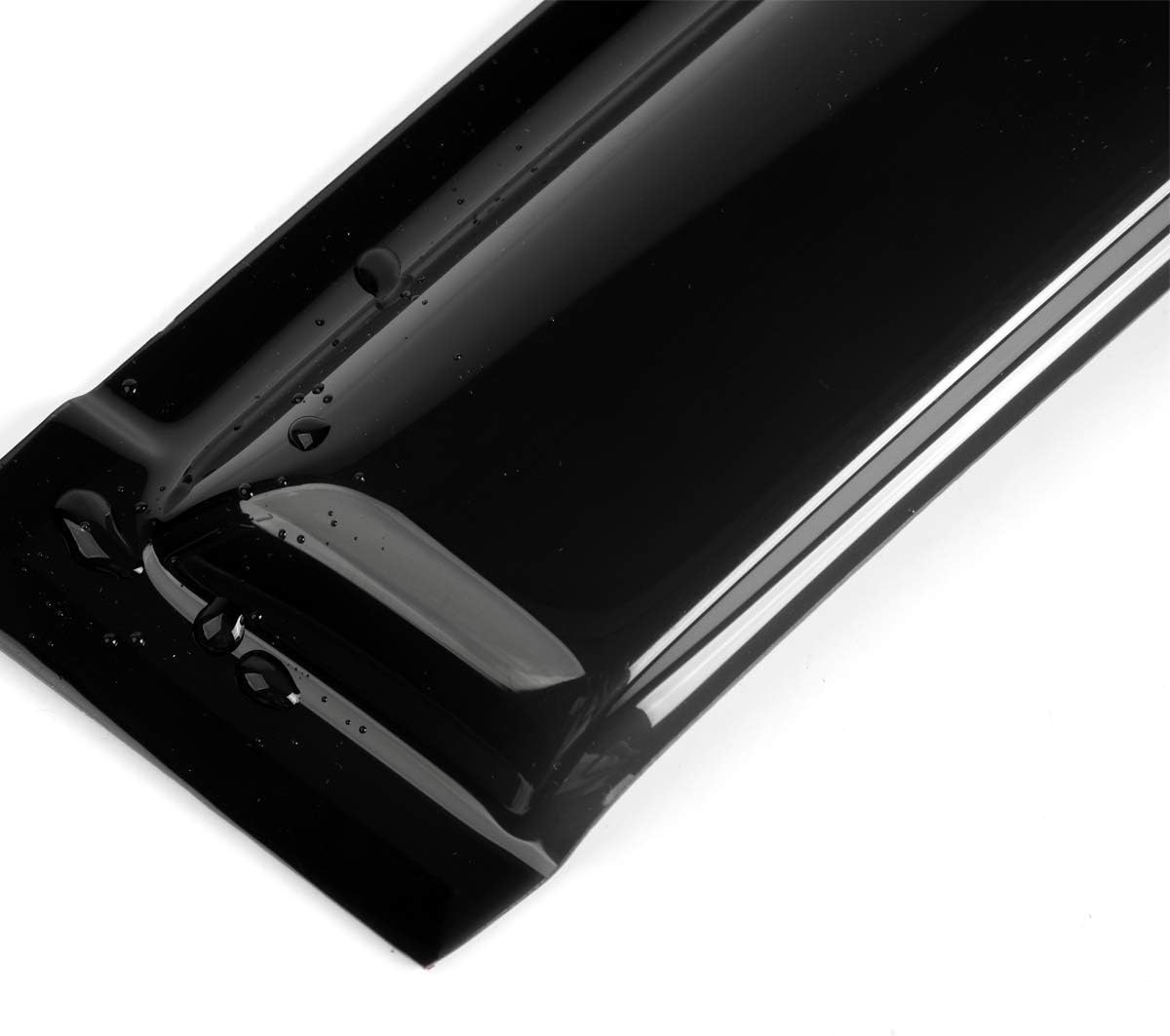 4pcs Outside Mount Style Window Rain Guards Durable Side Wind Deflectors Dark Smoke Nice Window Visors Fit For 2001-2005 TOYOTA RAV4