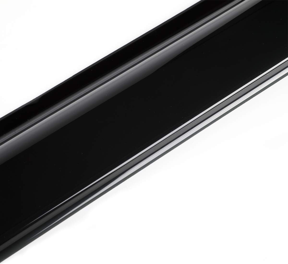 4pcs Shatterproof Outside Mount Style Sun Rain Guard Stylish Side Window Wind Deflectors Dark Smoke Vent Window Visors fit for 01-12 Escape 08-11 Mazda Tribute 05-11 Mercury Mariner 94059