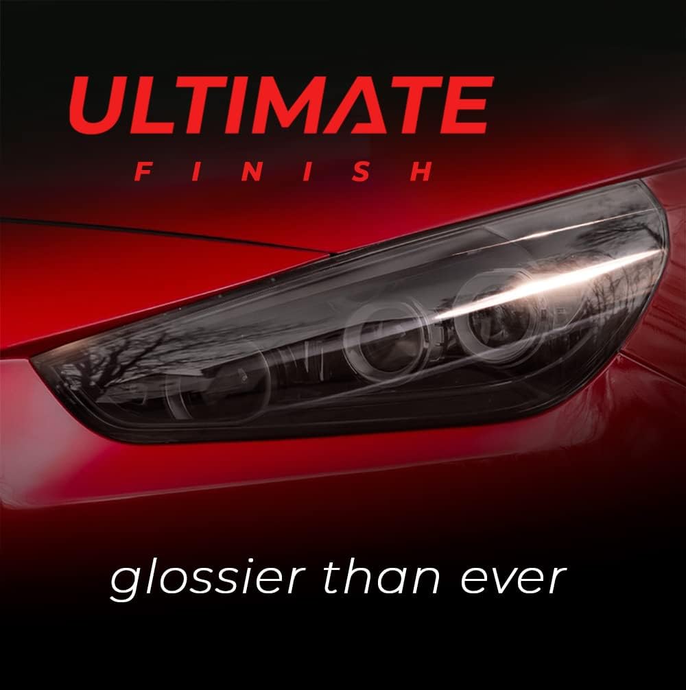 VViViD+ Ultimate Headlight Taillight Tint Vinyl Wrap (16" x 10ft, Light Smoke)