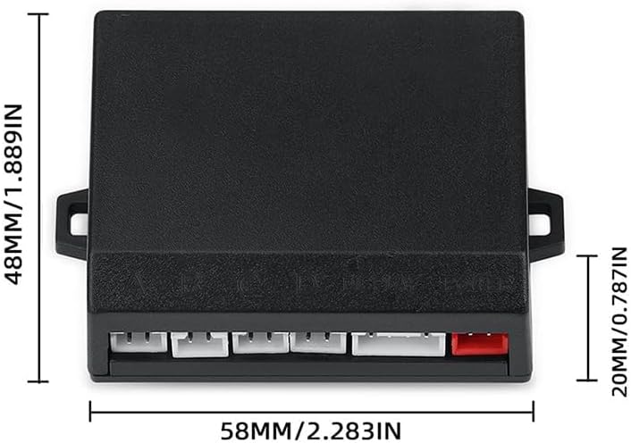 Parking Sensor Kit Backup Sensor Kit Reverse Sensor for Car 18 Color Options for Probes Adjustable Alarm Volume Professional Sensore de Reversa para Carro Safe Driving Assistant（Light Gold）