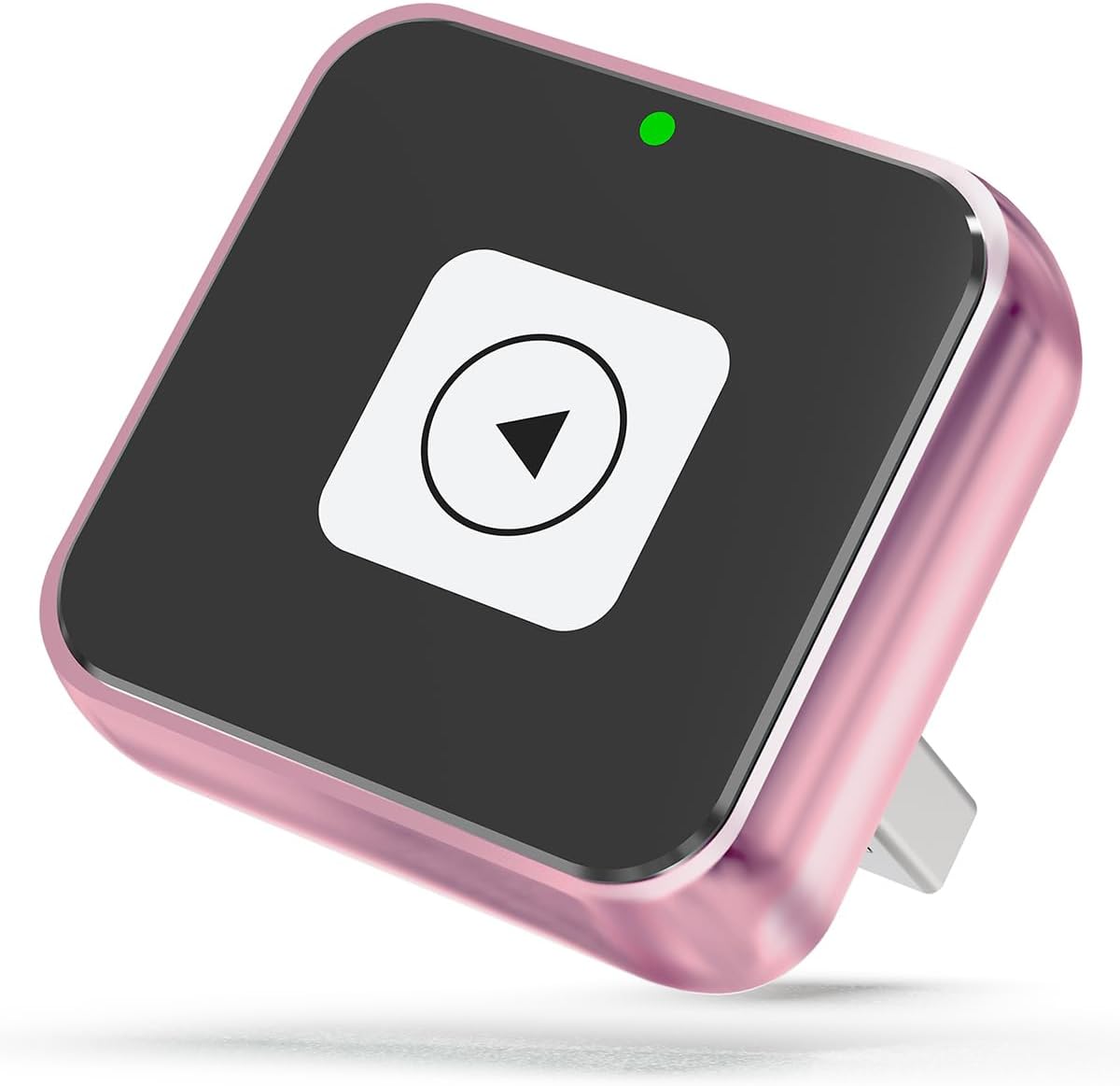 Wireless CarPlay & Android Auto Adapter 1-Inch (2.54cm) - Discreet Plug & Play, Stable 5G Connection for Music/Navigation, Works with iPhone iOS 10+ & Android 11,for 98% of Cars (2016-2025) (Pink)