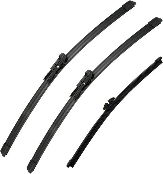 3 Wipers Set-26"+22" Front Windshield Wipers and 11" Rear Wiper Blade for 2011-2023 Ford Explorer, Factory Original Equipment Replacement (Pack of 3)