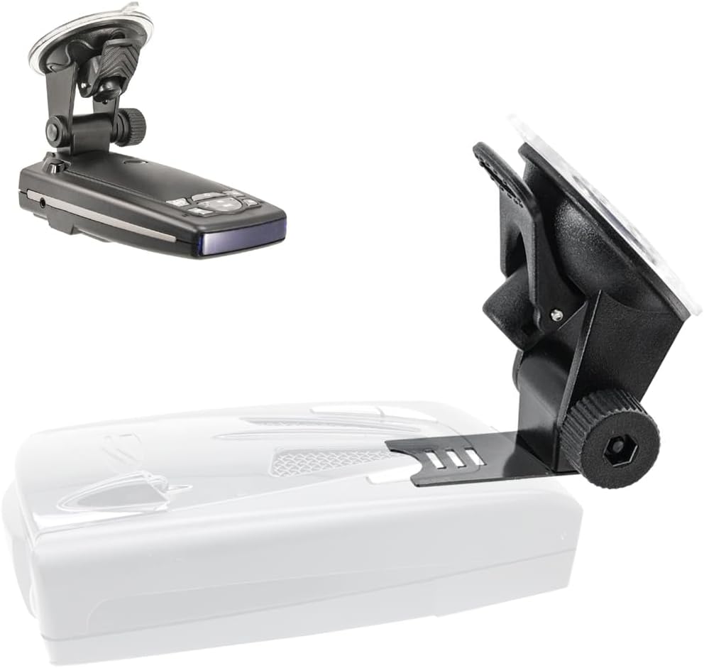 ChargerCity Hot Weather Resistant Suction Windshield Suction Cup Mount Compatible only with ES-Cort Passport 9500 8500 7500 Solo S2 S3 S4 Radar Detectors (Please Verify Compatibility in Detail)