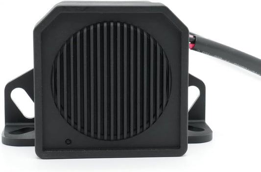 White Noise Reversing Alarm – Adjustable 85/90/95/100dB for Vehicle Safety (6PCS)