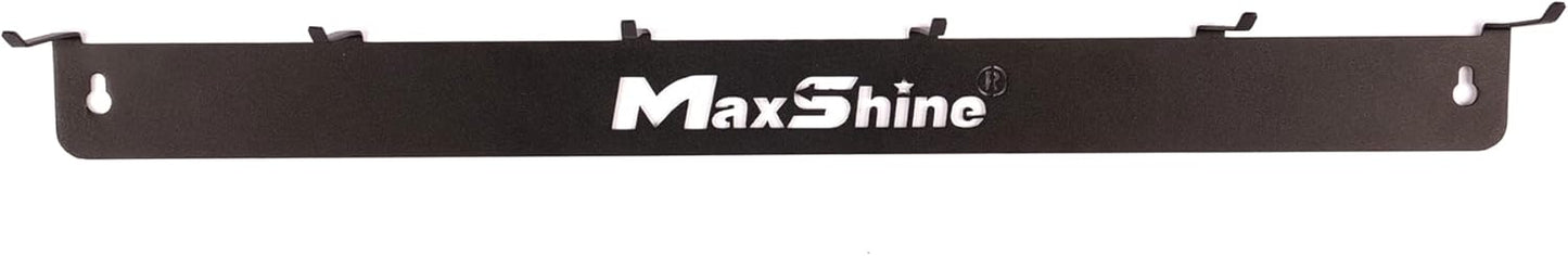 Maxshine Universal Detailing Brush Hanger - 6 Organizer Hooks, Lightweight Wall-Mounted Design for Auto Detailing Supplies, Ideal for Garage & Mobile Use, Easy to Install Car Care Organizer