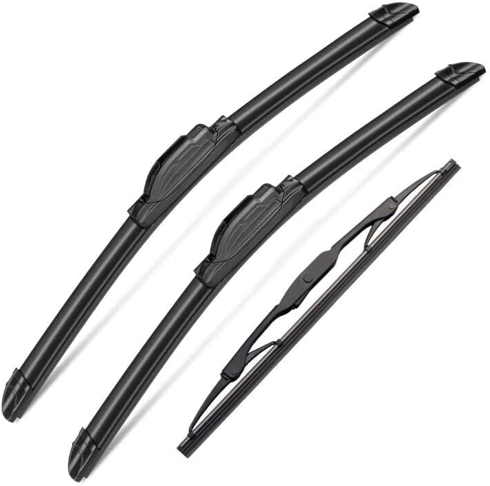 3Pcs Jeep Patriot Windshield Wipers for 2007-2017 Jeep Patriot,Original Equipment Automotive Replacement Windshield Wiper Blades for My Car- 21"/21"/10" (Pack of 3) J- HOOK