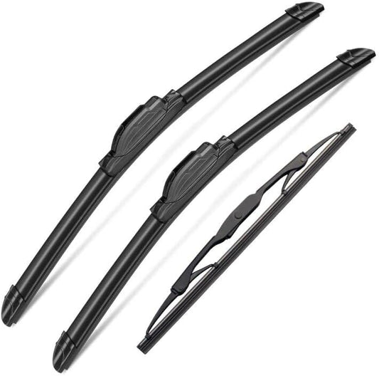 3Pcs Jeep Patriot Windshield Wipers for 2007-2017 Jeep Patriot,Original Equipment Automotive Replacement Windshield Wiper Blades for My Car- 21"/21"/10" (Pack of 3) J- HOOK