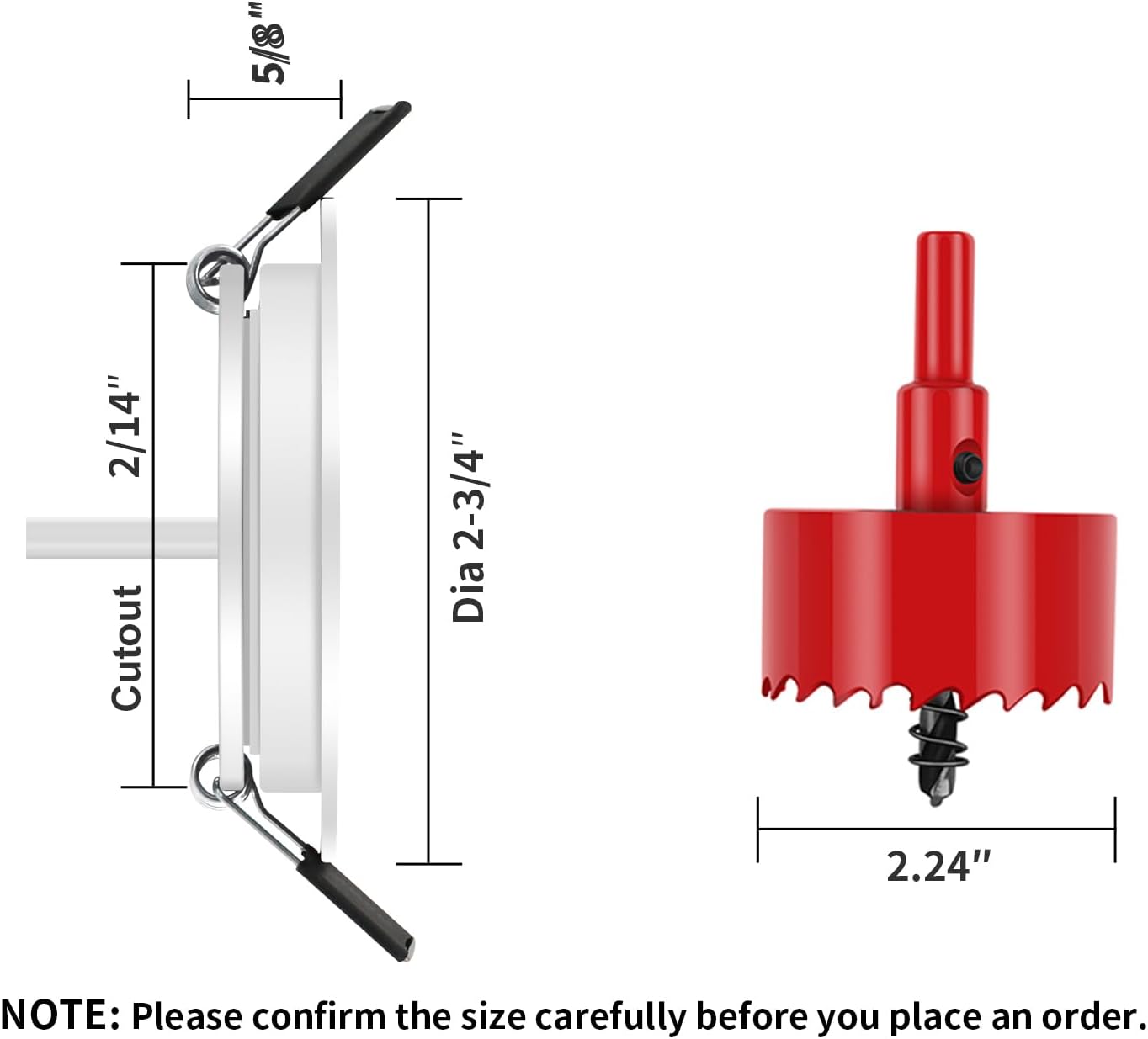 RV Boat Recessed Ceiling Light 6 Pack 12V LED Puck Light with Hole Puncher DC 12V 3W Full Aluminum Downlights for Under Cabinet Camper Vans RV Interior Lighting,5500-6000k
