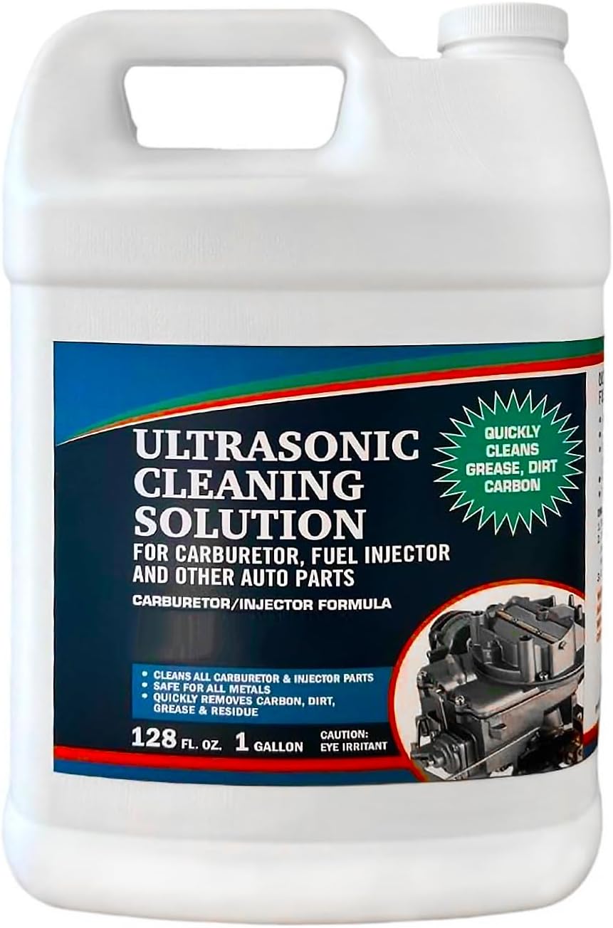 NORTHWEST ENTERPRISES Ultrasonic Cleaner Solution for Carburetors and Engine Parts. Concentrated Washing Compound for use in Ultrasonic Machines and Immersion Washers - Automotive Fluid (1 Gallon)