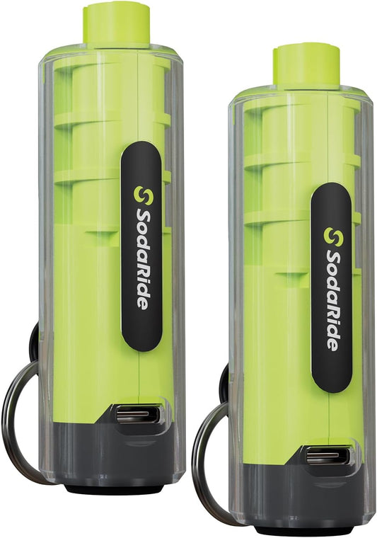 Window Breaker Seatbelt Cutter with Flashlight,2 in 1 Car Escape Tool Key Chain,Safe Hammer Glass Breaker Under Water,2 Pack Green