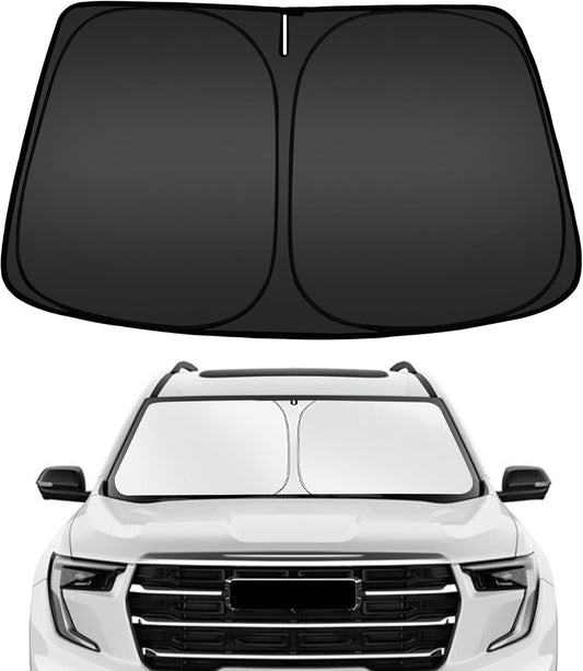 ARISMOTOR Windshield Sun Shade for GMC Acadia 2024-2025, Custom Fit Foldable Front Window Sunshade Sun Visor Protector, Block UV Rays Keep Your Car Cooler