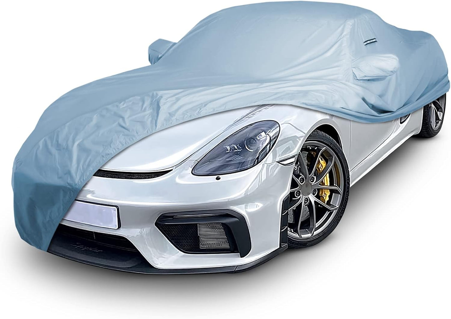iCarCover Premium Car Cover for 2017-2024 Porsche 718 Boxster Heavy Duty Waterproof All Weather Automobiles Custom Fit Indoor Outdoor UV Snow Protection Covers with Straps and Bag