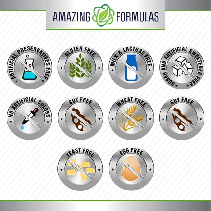 Amazing Formulas Calcium with Vitamin D3 Supplement | Tablets | Non-GMO | Gluten-Free | Made in USA (250 Count, 1 Pack)