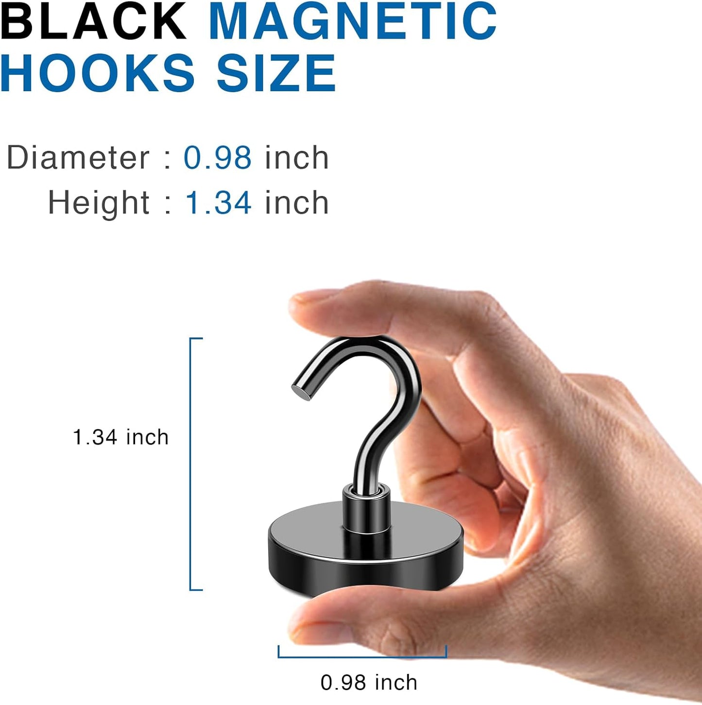 LOVIMAG Cruise Door Magnets, 80LBS Magnets with Epoxy Coating for Hanging, Strong Magnet Heavy Duty for Kitchen Must Haves, Magnetic Hooks for Cruise Cabins, Ceiling, Refrigerator Etc -6 Pcs