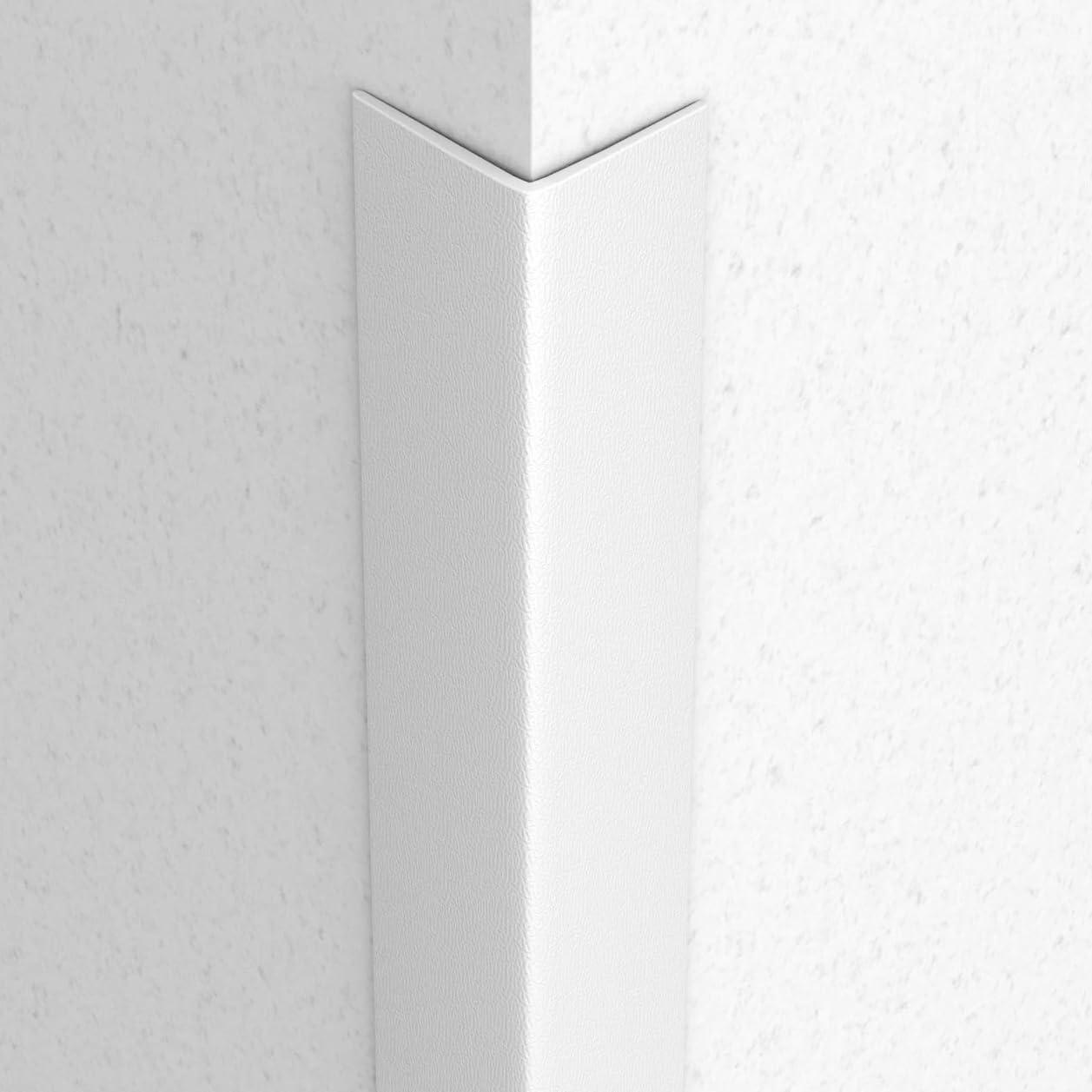 Proflex Wall Corner Protector - White Textured 2 inch x 60 inch - Pack of 6 - Self Adhesive Corner Guards for Walls Edge Protection – Easy to Apply – No Tools Needed