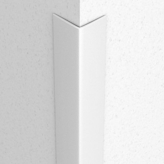 Proflex Wall Corner Protector - White Textured 2 inch x 60 inch - Pack of 6 - Self Adhesive Corner Guards for Walls Edge Protection – Easy to Apply – No Tools Needed