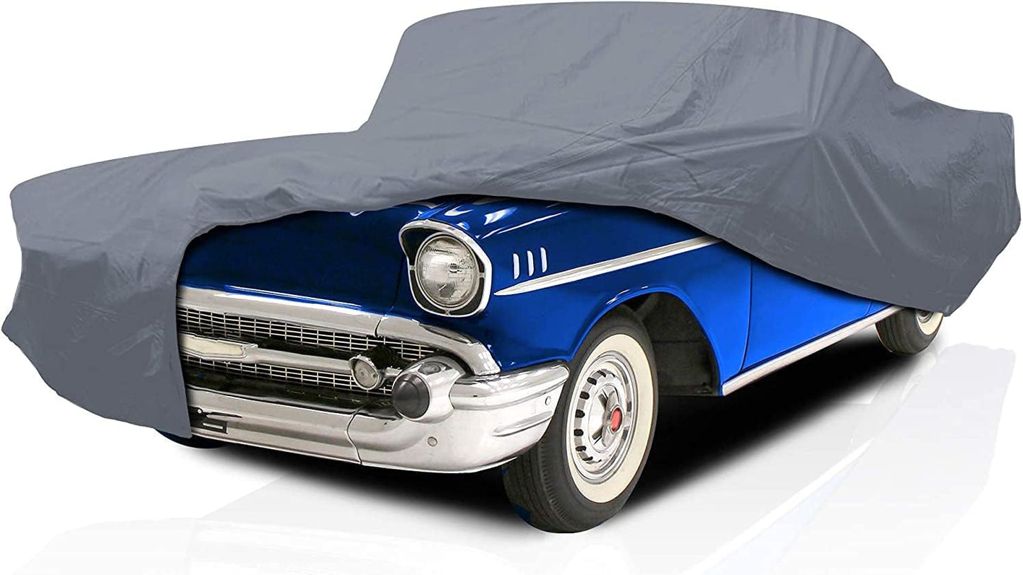 5 Layer Full Car Cover – Semi Custom Fit for Chevrolet Bel Air 1958 Hardtop 2-Door | All-Weather Protection: Dustproof, Windproof, UV-Resistant, Breathable & Durable
