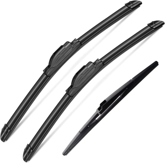 3Pcs Toyota Sienna Windshield Wiper Blades for Toyota Sienna 2011-2017 2018 2019 2020, Original Equipment Automotive Replacement Windshield Wiper Blades for My Car- 28"/20"/16" (Pack of 3) J- HOOK