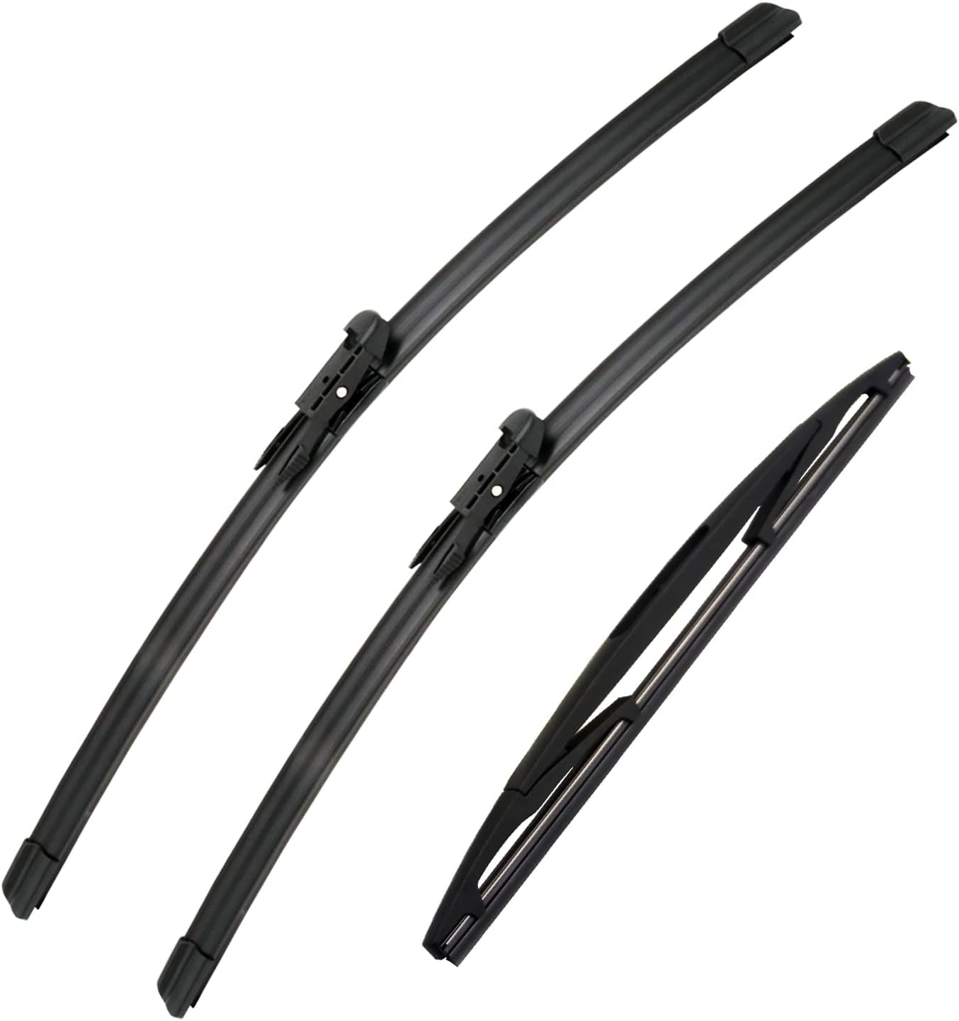 3 Wipers Set-26"+15" Front Windshield Wipers and 11" Rear Wiper Blade for 2012-2017 Chevrolet Sonic/Aveo/2011-2017 Holden Barina, Factory Original Equipment Replacement (Pack of 3)Pinch Tab