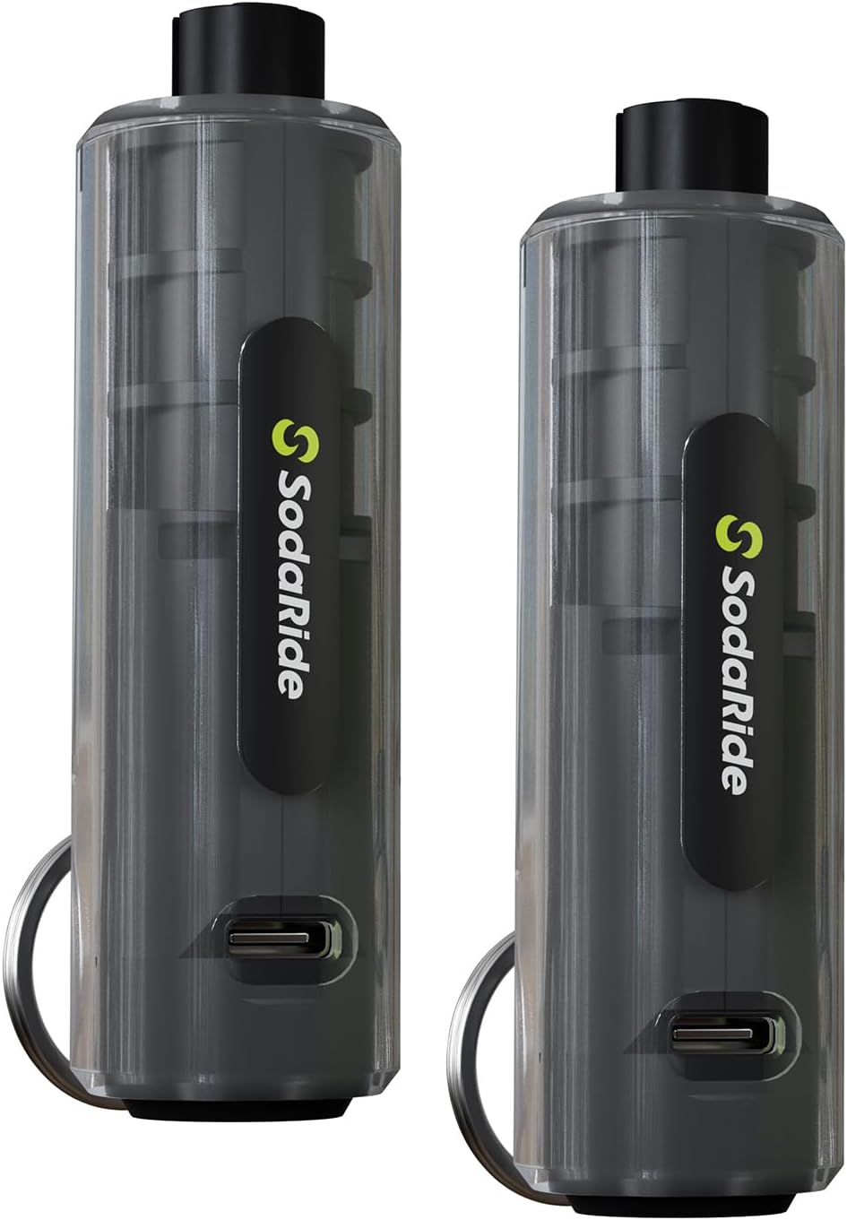 Window Breaker Seatbelt Cutter with Flashlight,2 in 1 Car Escape Tool Key Chain,Safe Hammer Glass Breaker Under Water,2 Pack Black