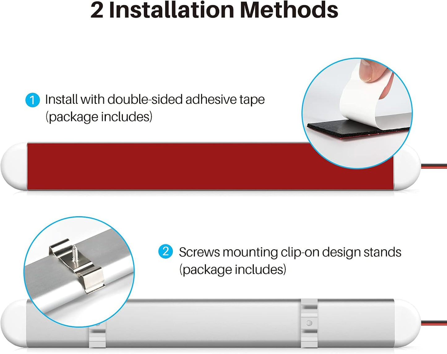 12v LED Interior Light Bar，CT CAPETRONIX 120LEDs 1500LM 8W DC 12 Volt led Strip Lights with ON/Off Switch，for Enclosed Cargo Trailer, Car RV Van Truck Lorry Camper Boat Caravan Motorhome (10Pack)