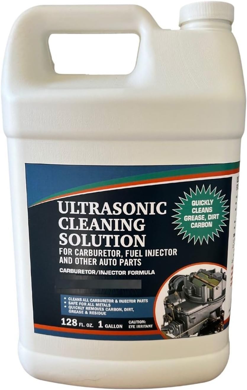 NORTHWEST ENTERPRISES Ultrasonic Cleaner Solution for Carburetors and Engine Parts. Concentrated Washing Compound for use in Ultrasonic Machines and Immersion Washers - Automotive Fluid (4 Gallons)