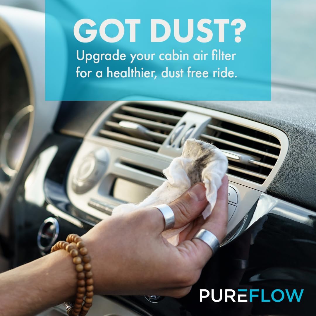 PG Cabin Air Filter PC6176X | Fits 2011-2023 Dodge Charger, 2011-2023 Chrysler 300, 2011-2023 Dodge Challenger