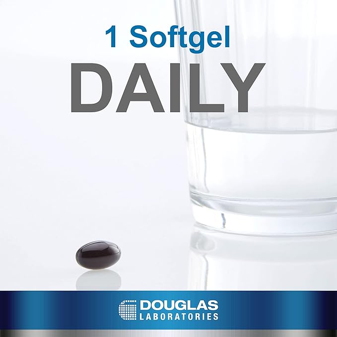 Douglas Laboratories Ubiquinol-QH | CoEnzyme Q10 to Support Healthy Aging and Cardiovascular Function | 60 Softgels