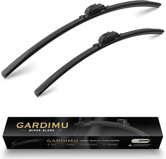 Front Windshield Wipers, 2-Piece Set for BMW Z4 2.5i 3.0i 3.0si 2003 2004 2005 2006 2007 2008 - Automotive Replacement Front Wiper Blades for Car Window