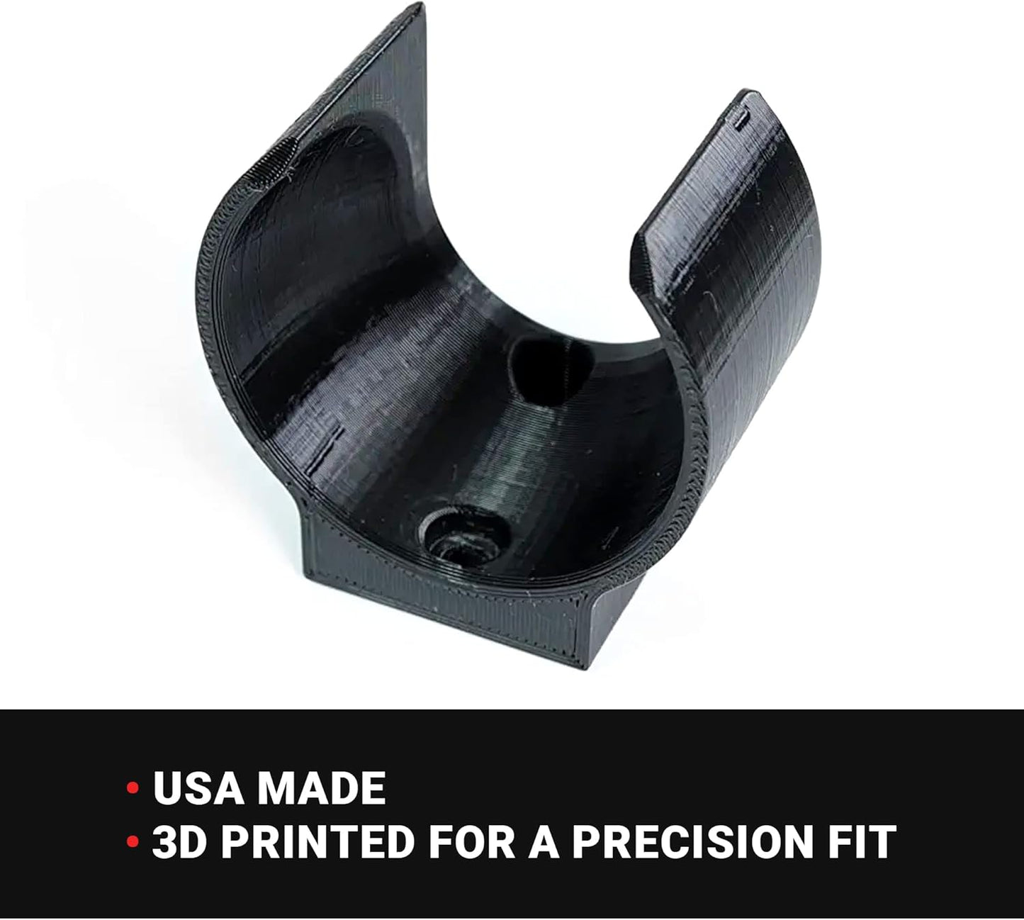 Spartan Mounts Heavy-Duty Flashlight Mount Compatible with MagLite D-Size | Wall or Surface Mounting Kit | Closet Safe Room Emergency Blackout Power Outage Garage Workshop Basement | Made in USA