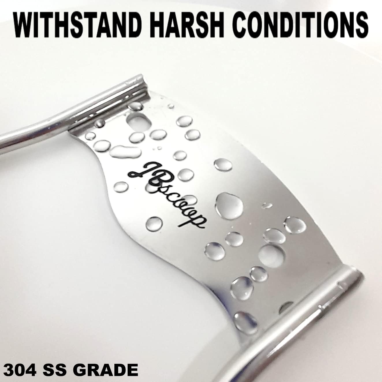 JBscoop Garden Hose Holder, Garden Hose Hanger Wall Mount for Water Hose, Extension Cords, Air Compressor Hose, Heavy Duty & Rust Proof (90 Feet)