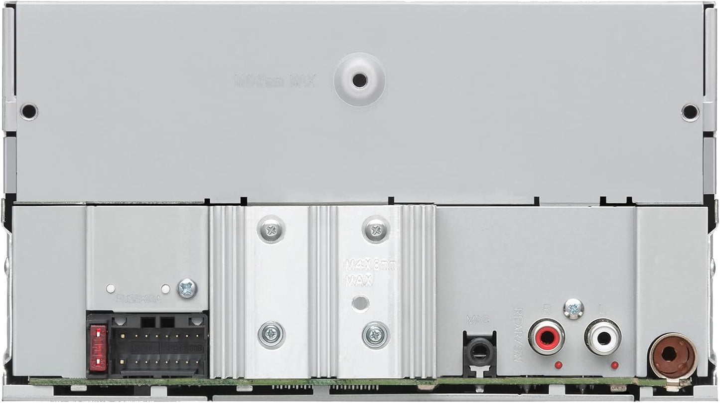 JVC KW-SX88BT Bluetooth Double Din Digital Media Car Stereo with Shallow Chassis, Variable Color Dsplay, Front USB and Aux, Powerful Amplifier, AM/FM Radio, Perfect OEM Replacement for Your Vehicle