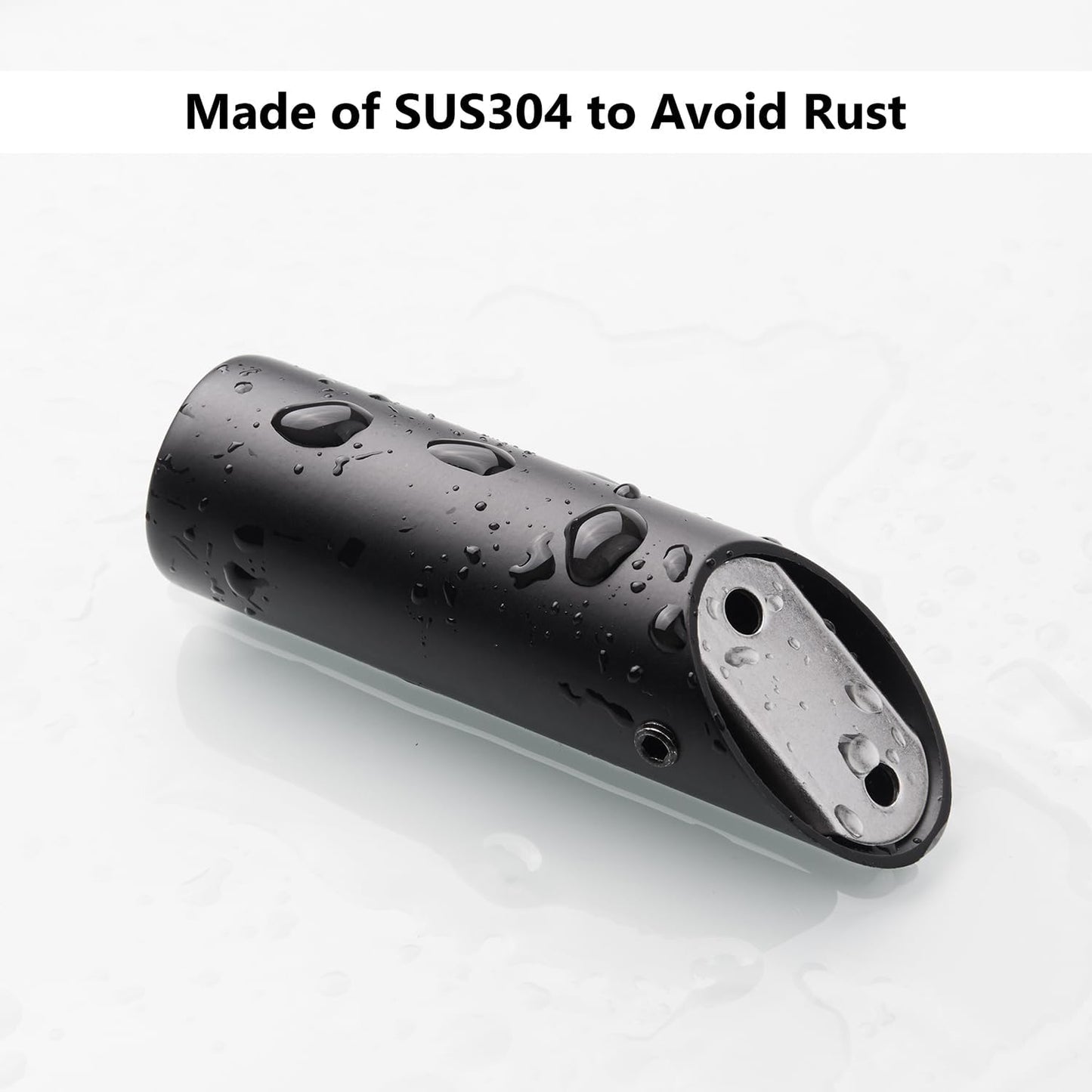 NINETREX Black Wall Hooks Matte Black Towel Hook Modern Robe Hooks SUS 304 Stainless Steel Heavy Duty Hook for Bathroom Entryway Bedroom Coat Key Mudroom Garage, Wall Mounted 6 Pack