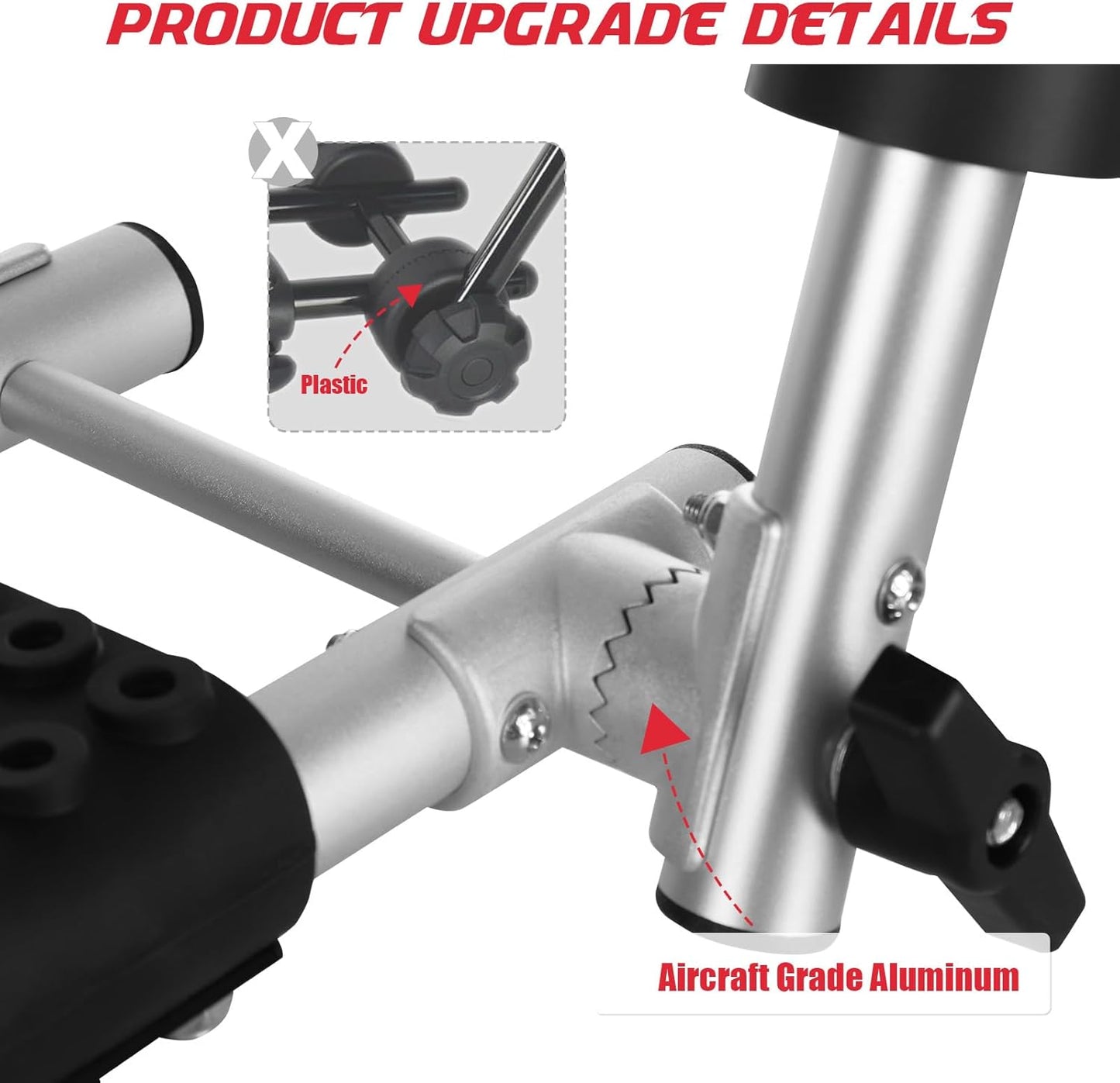 FORWODE Kayak Roof Rack, 2 in 1 Aluminum 2 Pair J-Bar Roof Rack, Folding Adjustable Rack, Weight 160 LBS Heavy Duty Kayak Roof Carrier 2 Kayak, Canoe, SUV, Surfboard on SUV, Car and Truck Crossbar