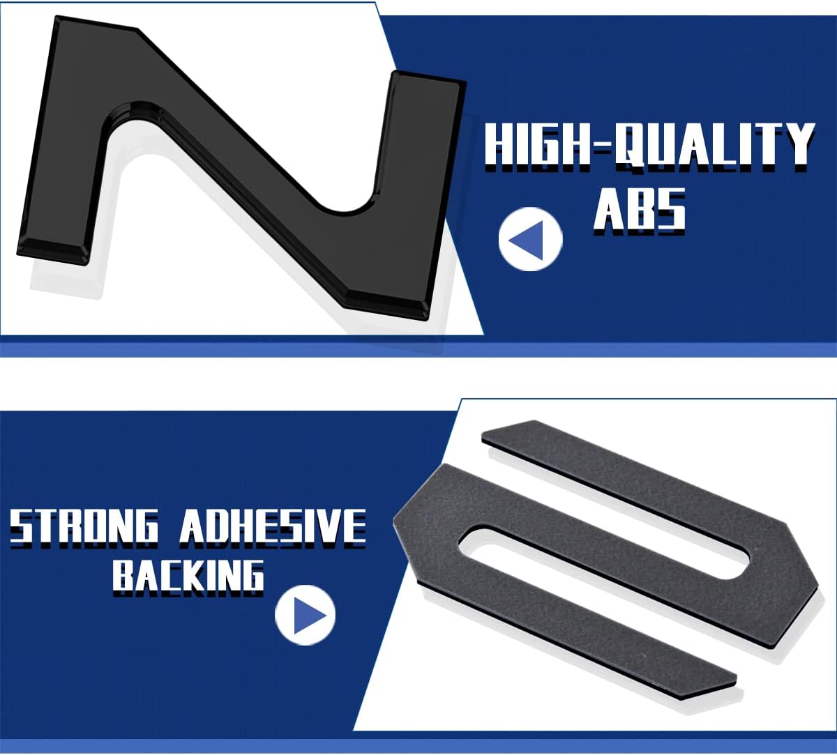 Tailgate Inserts Letters Compatible for 2022 2023 2024 2025 Santa Cruz 3D Raised & Strong Adhesive Decals Letters Rear Emblem Decal Sticker Compatible for Santa Cruz Accessories-Matte Black