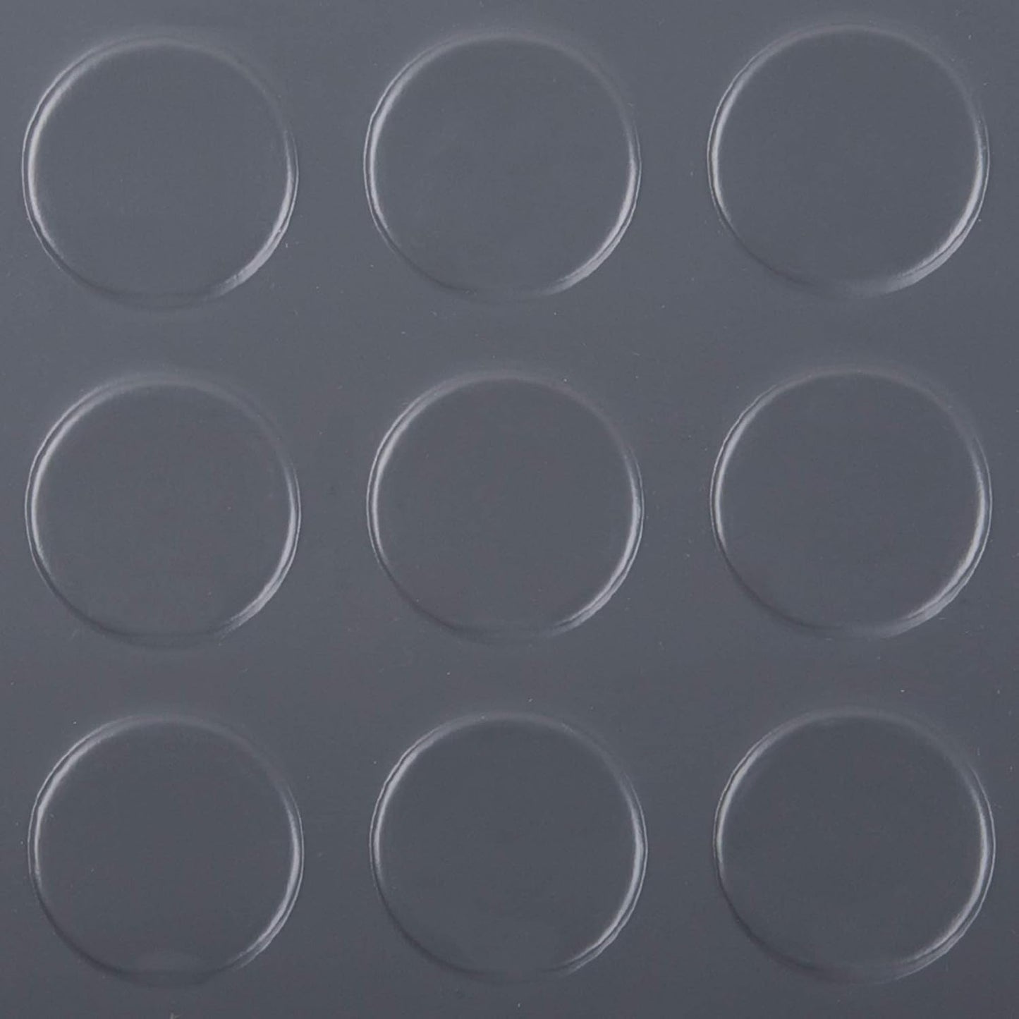 G-Floor Large Coin Pattern Vinyl Garage Floor Protector Mat (5' x 10', Slate Grey), Extremely Durable, Waterproof Parking Pad and Flooring