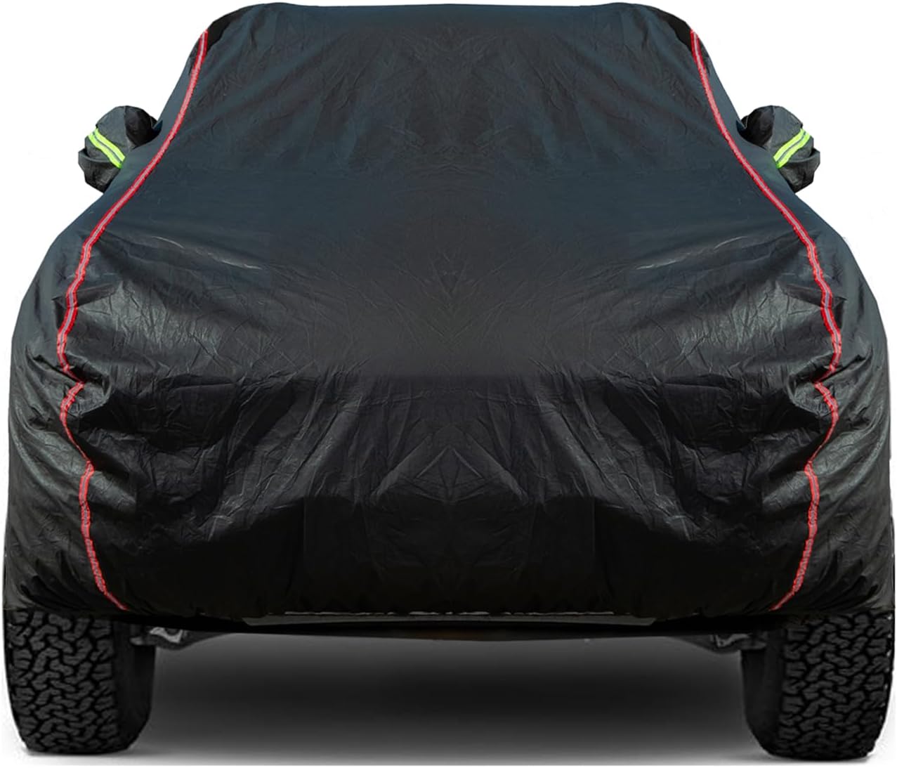 Breathable New Material, Waterproof Car Cover, Locks and Zipper Doors, Sunscreen Waterproof UV Prevention Snowproof Wind and Windproof,Suitable for Indoor Outdoor,for Pickup 198"-220",B7
