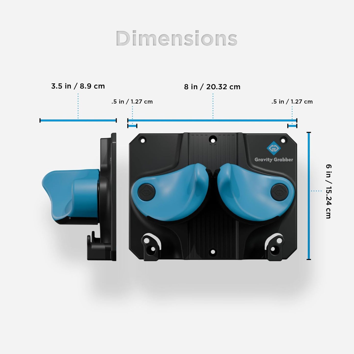 Ultimate Ski & Snowboard Wall Rack | Secure, Non-Slip Storage | Fits Any Ski/Board | Garage Organization | Ski Storage Rack | Snowboard Storage Rack | Winter Gear Organizer | 1 Pck