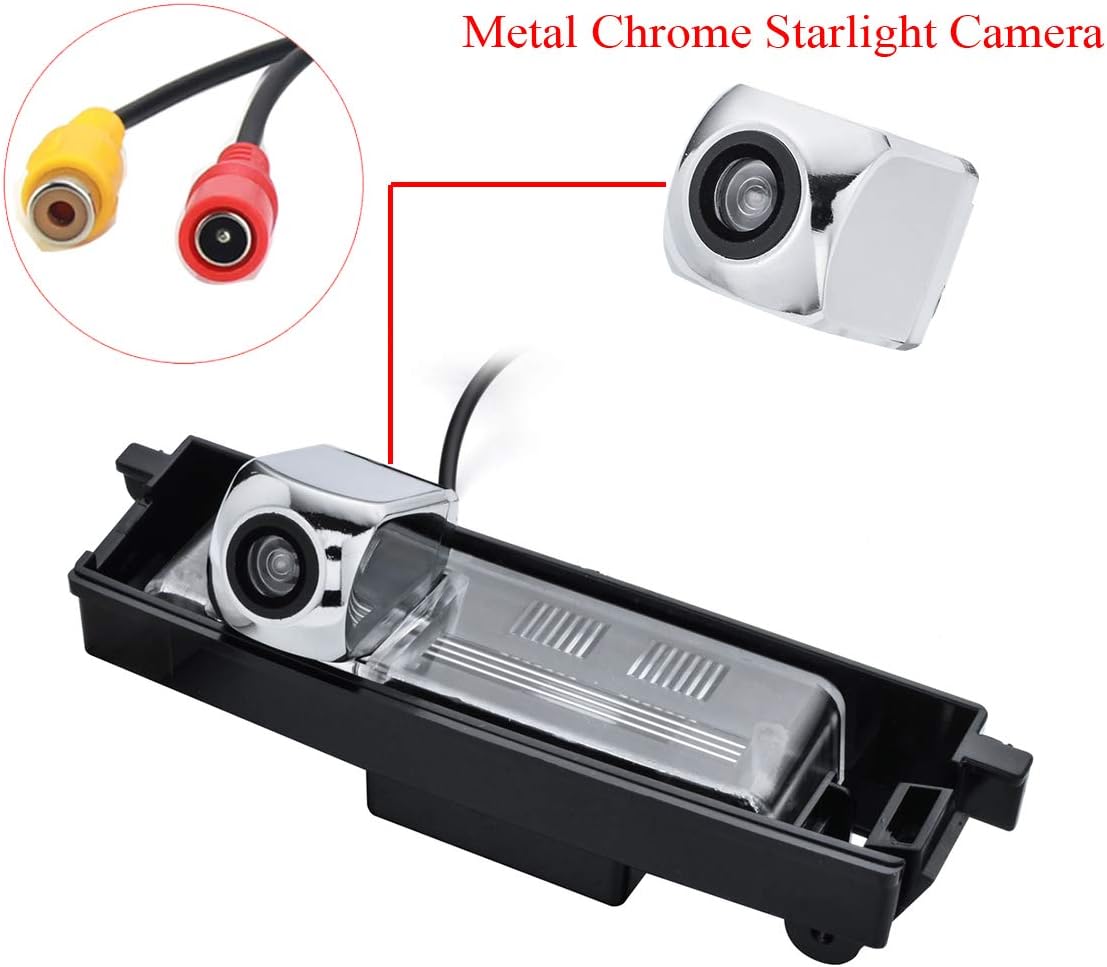 Chrome Starlight Car Rear View Camera for Toyota RAV4 RAV-4 RAV 4 / Toyota Vanguard 2006~2012 &Vehicle Camera's Waterproof and Shockproof Reversing Backup Camera (Chrome Starlight Camera)