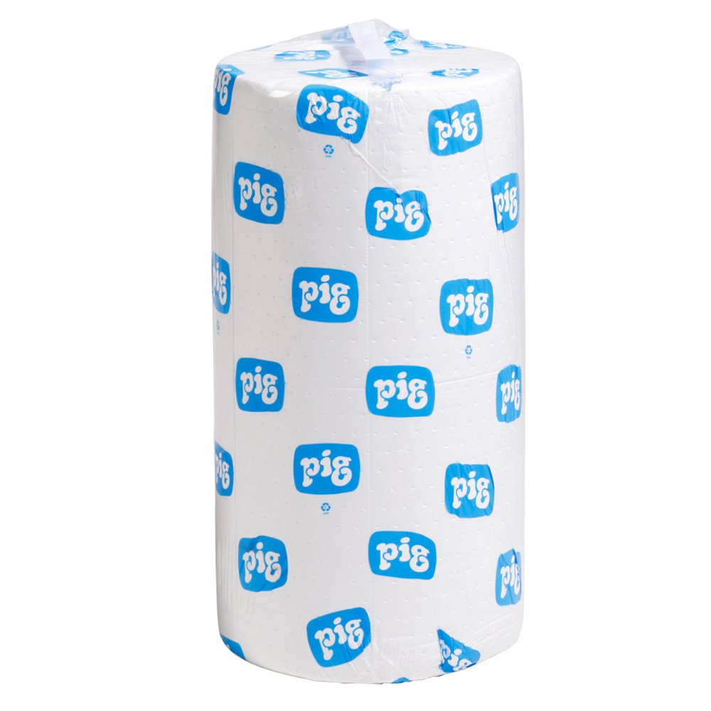 PIG Oil Mat - Oil-Only Absorbent Mat Roll - 1 Roll - 30" x 200' Roll - Absorbs up to 42.5 gallons per Roll - MAT461