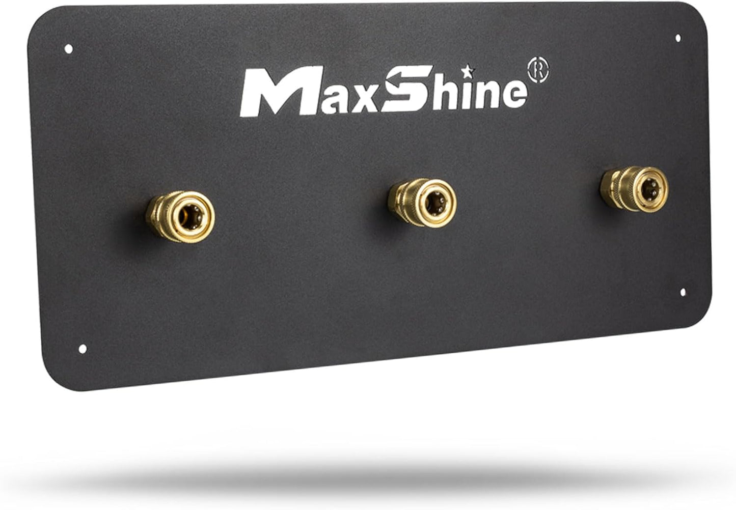 Maxshine Universal Foam Cannon Holder – Wall-Mounted Organizer for Garage & Mobile Detailing – Holds 3 Foam Cannons & Spray Bottles – Compatible with 1/4” Quick Connect