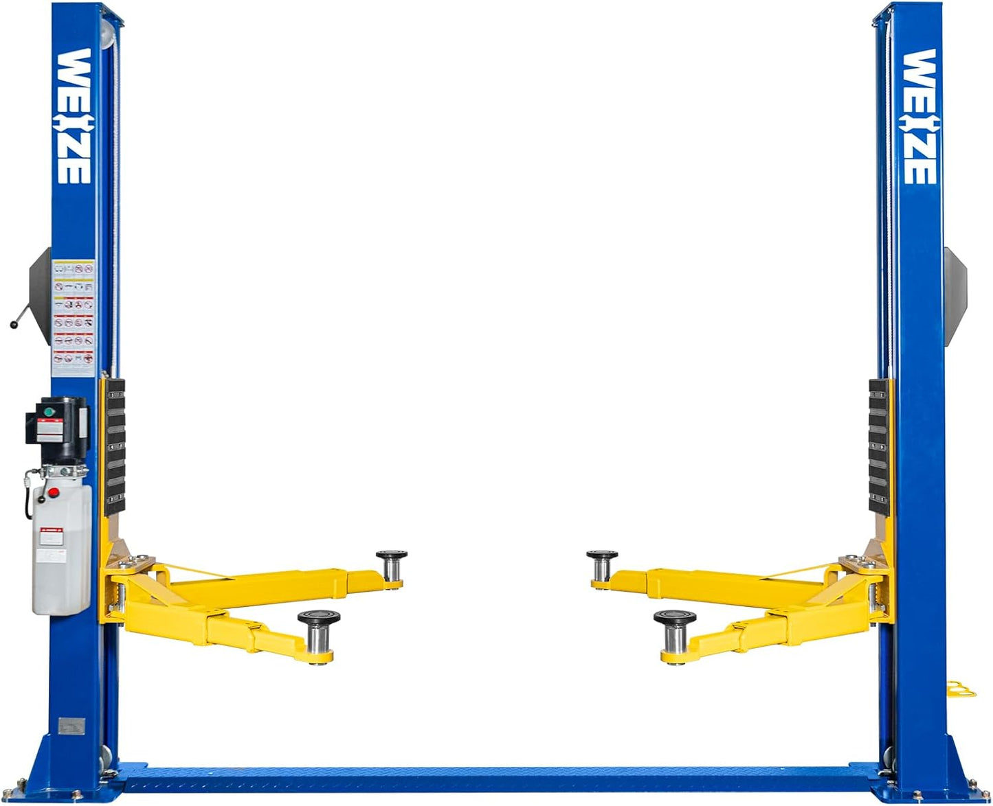 WEIZE 2 Post Automotive Car Lift, 12,000 lbs Capacity,220V 4HP Powerful Motor with Single Point Lock Release for Repaire Shop