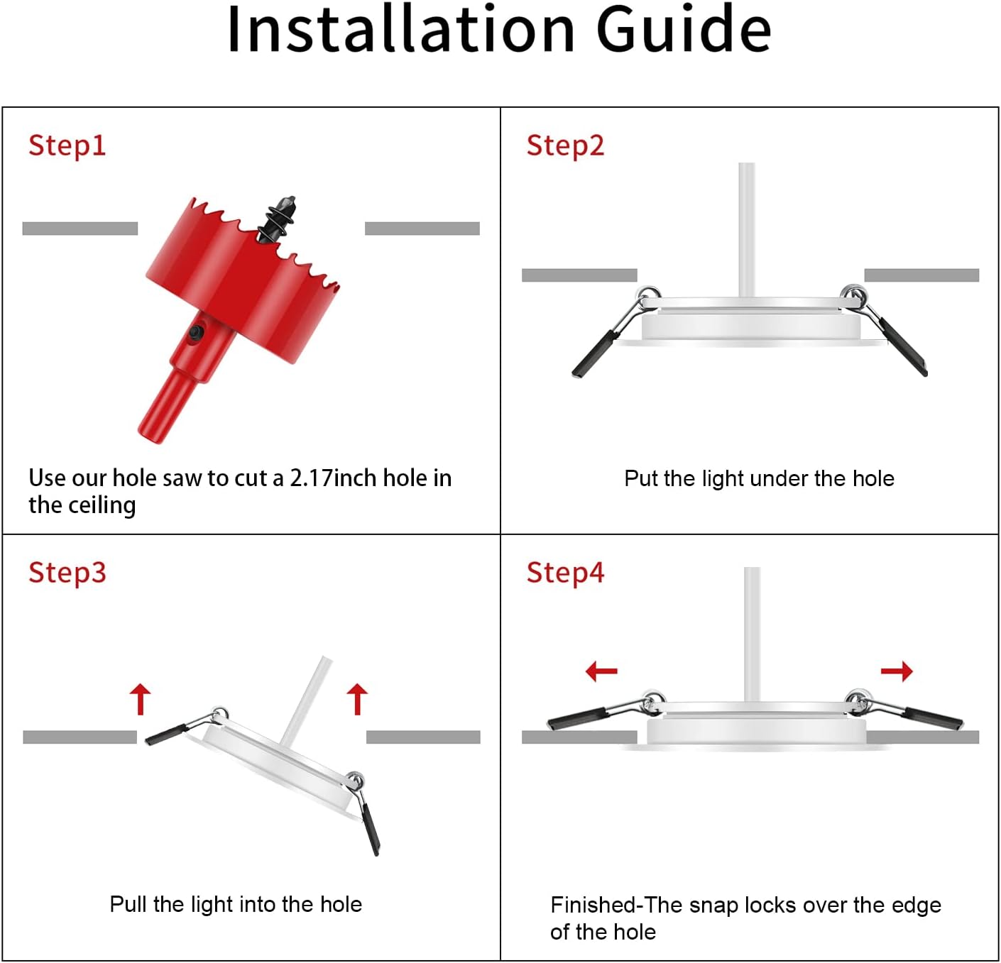 RV Boat Recessed Ceiling Light 6 Pack 12V LED Puck Light with Hole Puncher DC 12V 3W Full Aluminum Downlights for Under Cabinet Camper Vans RV Interior Lighting,2700-3200K