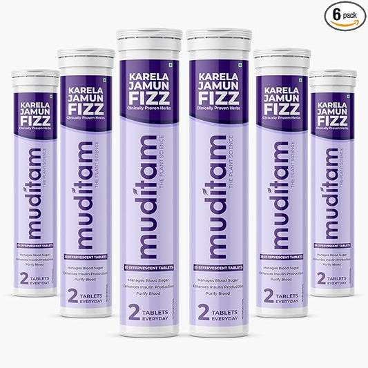 Karela Jamun Fizz Effervescent Tablets (2 Month Supply)
