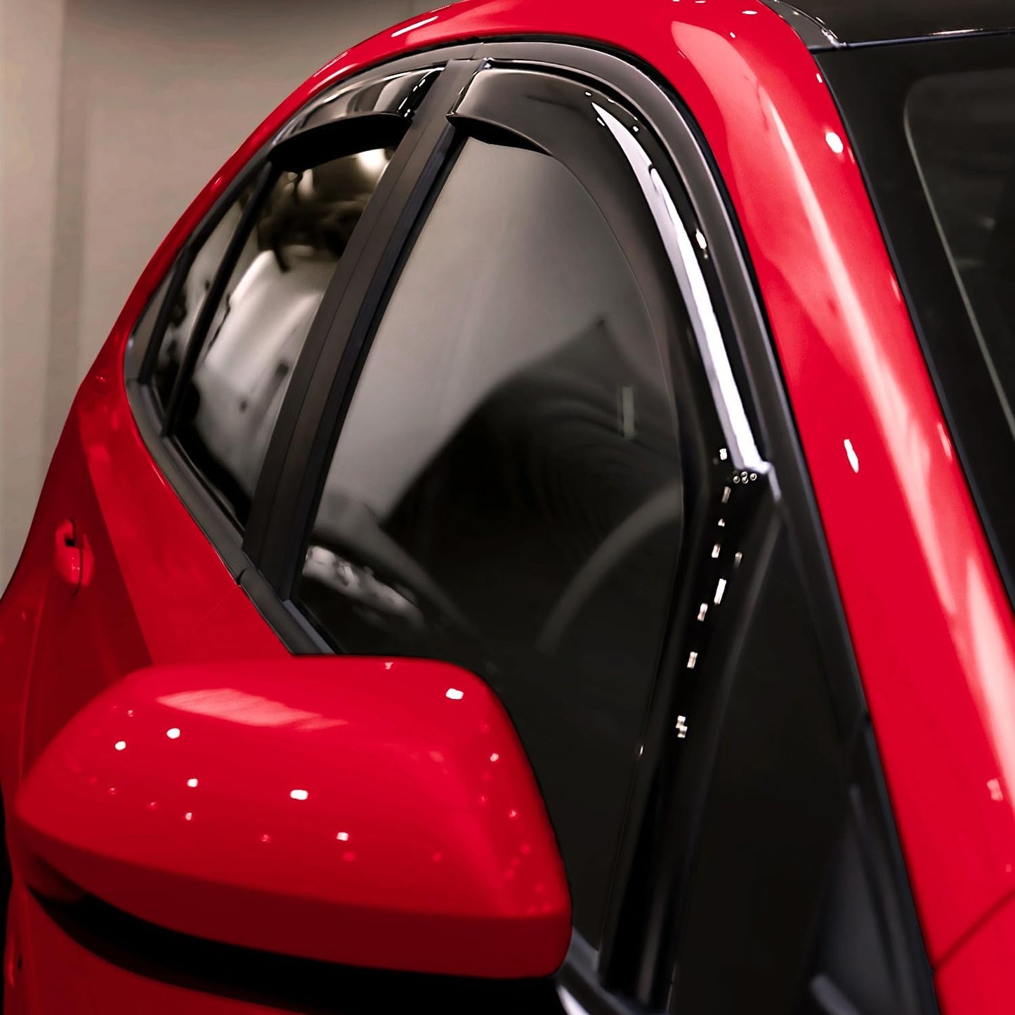 Voron Glass in-Channel Extra Durable Rain Guards for Toyota Corolla 2020-2025 Sedan, Window Deflectors, Vent Window Visors, 4 Pieces - 200674