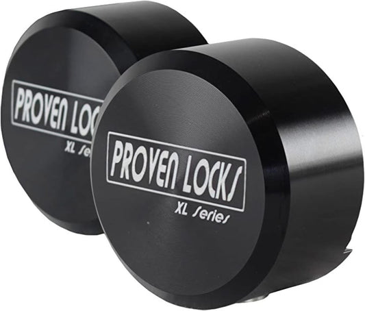 Proven Industries Model 400XL Puck-Lock Set, Made in The USA, Pack of 2, (Black)