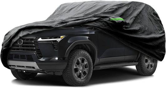 Proadsy 2025 Upgrade Car Cover Custom Fit for Lexus GX 2024 2025, Waterproof All Weather for Automobiles, Full Exterior Cover Rain Snow Sun Protector Indoor Outdoor Car Cover