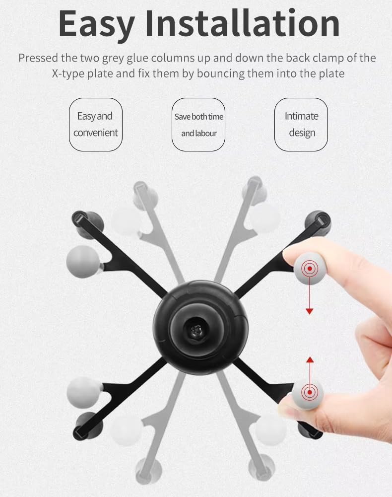 Strg Tablet Mount with Composite Double Socket Arm(Medium) for 6" Tablets, Tablet Holder Compatible with RAM B Size 1" Ball Mounts Components for Motorcycle Bike Car etc