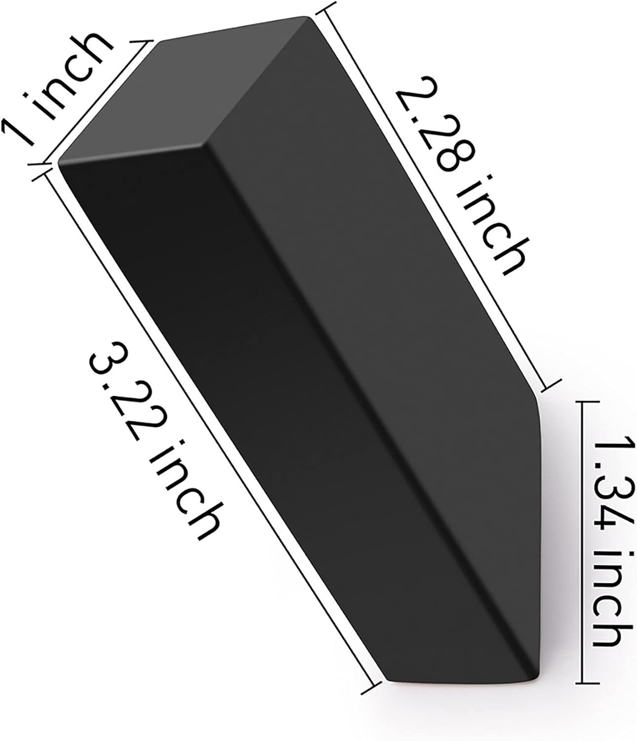 NINETREX Black Towel Hooks Matte Black Robe Hook, Modern Towel Hooks SUS 304 Stainless Steel Heavy Duty Wall Hooks Waterproof for Bathroom Bedroom Entryway Coat mudroom Garage, Wall Mounted 4 Pack